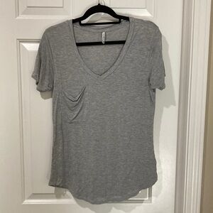 Deep V-Neck oversized t-shirt